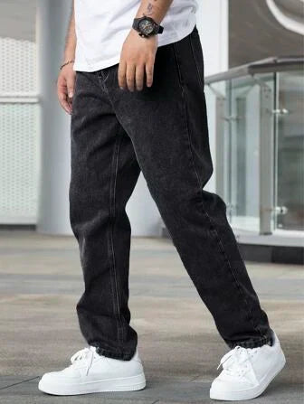 Alex | Rechte jeans voor heren | Baggy