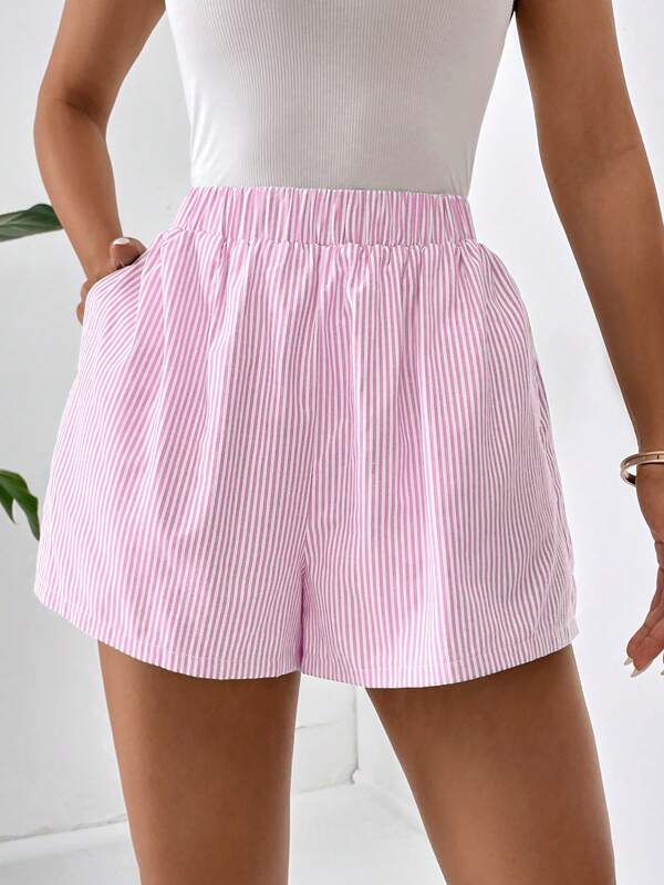 Gisella - Gestreepte Casual Zomer Shorts voor Vrouwen