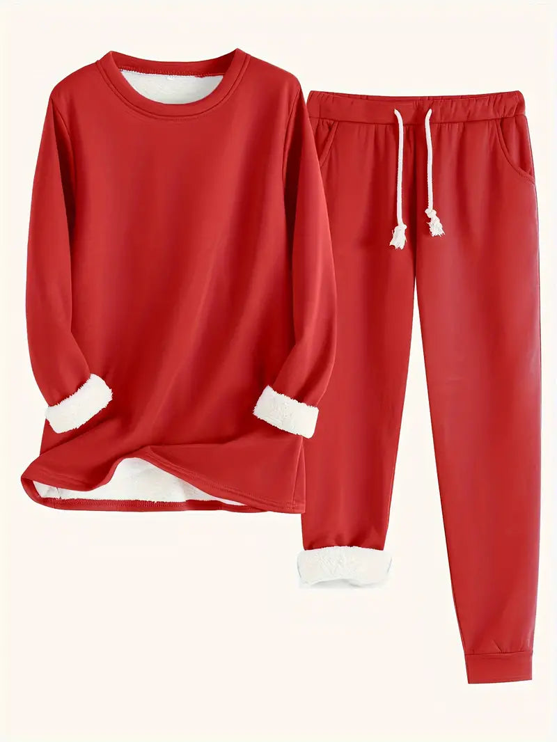 Chloe - Effen Thermo Broek Set
