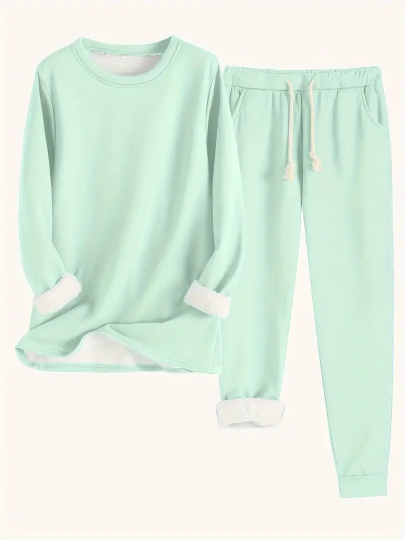Chloe - Effen Thermo Broek Set