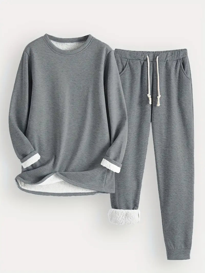 Sanne - Effen Thermo Broek Set