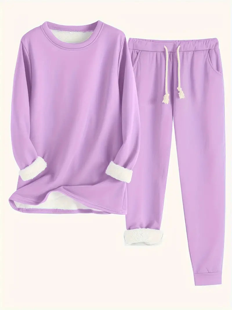 Sanne - Effen Thermo Broek Set
