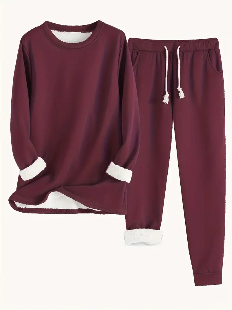 Chloe - Effen Thermo Broek Set
