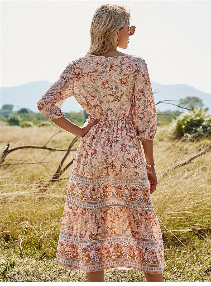 Marianna - Bohemian Zomerjurk: Verken de Schoonheid van Boho-Chic