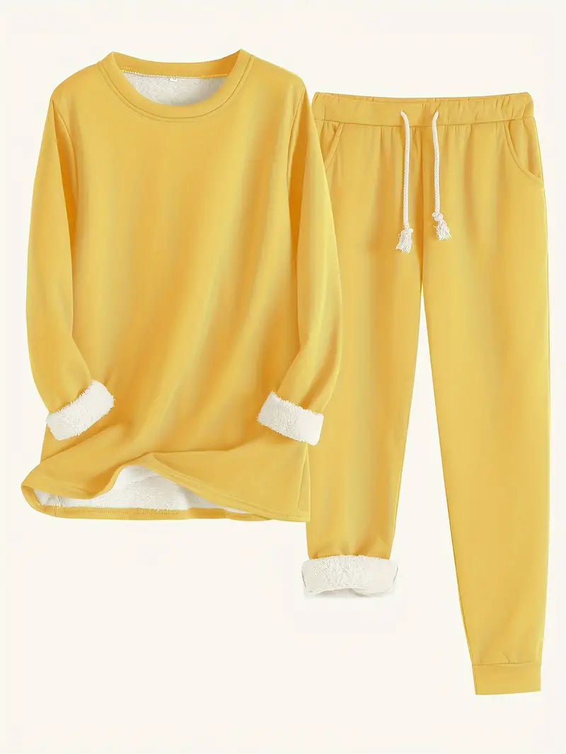 Chloe - Effen Thermo Broek Set