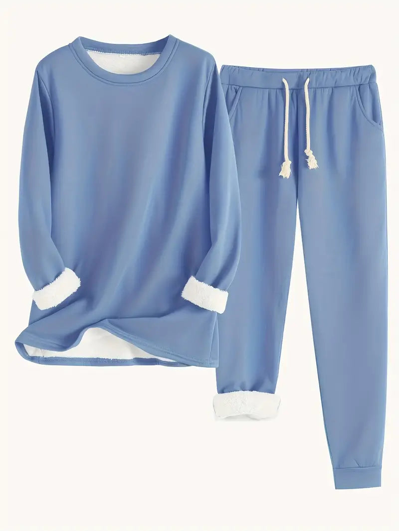 Chloe - Effen Thermo Broek Set