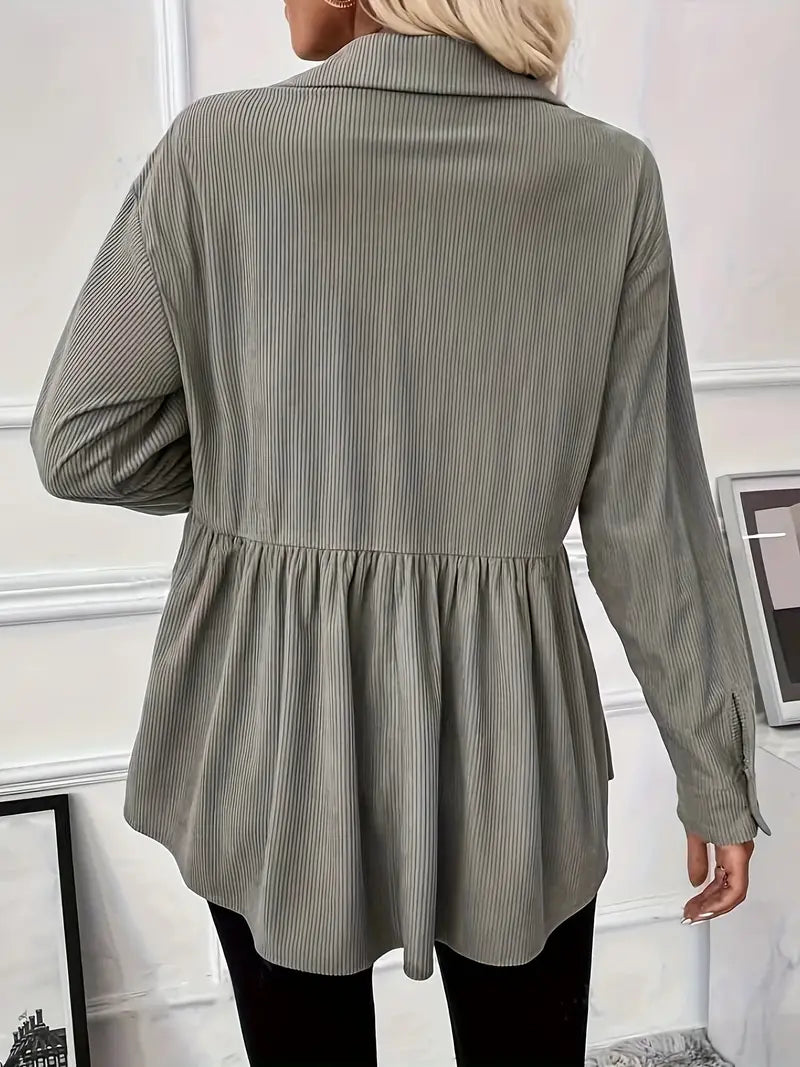 Demi - Elegant Corduroy Jasje Voor Vrouwen