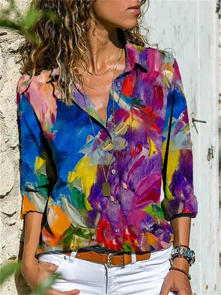 Mia - Vrouwelijke en Luchtige Zomerblouse voor Dames
