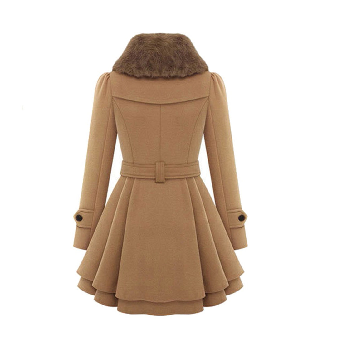 Dora - Warme en lange winterjas voor dames