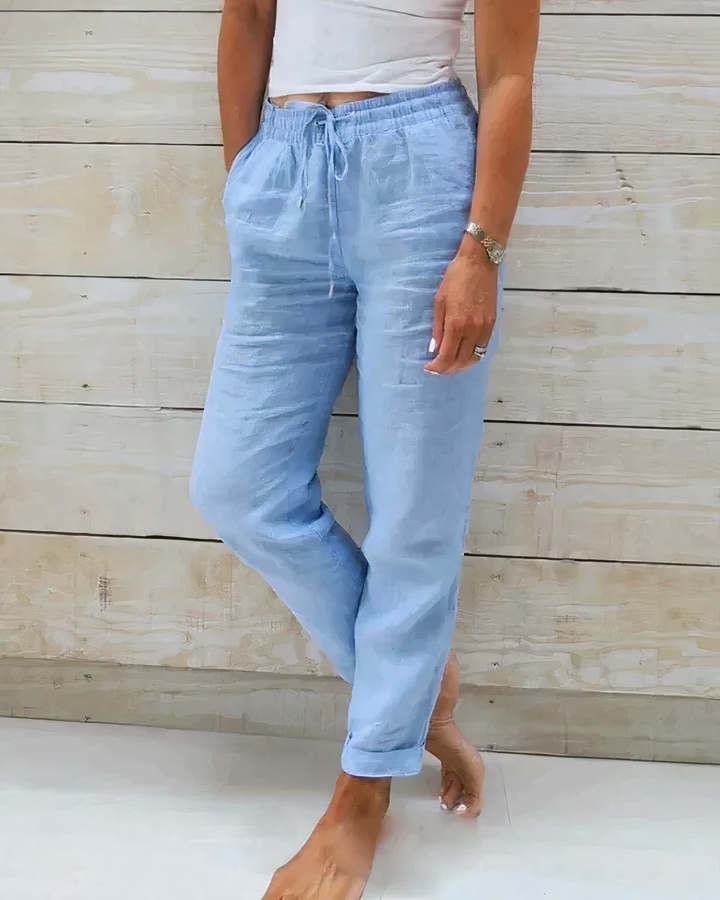 Jackie - Comfortabele Broek met hoge Tailleband voor Dames