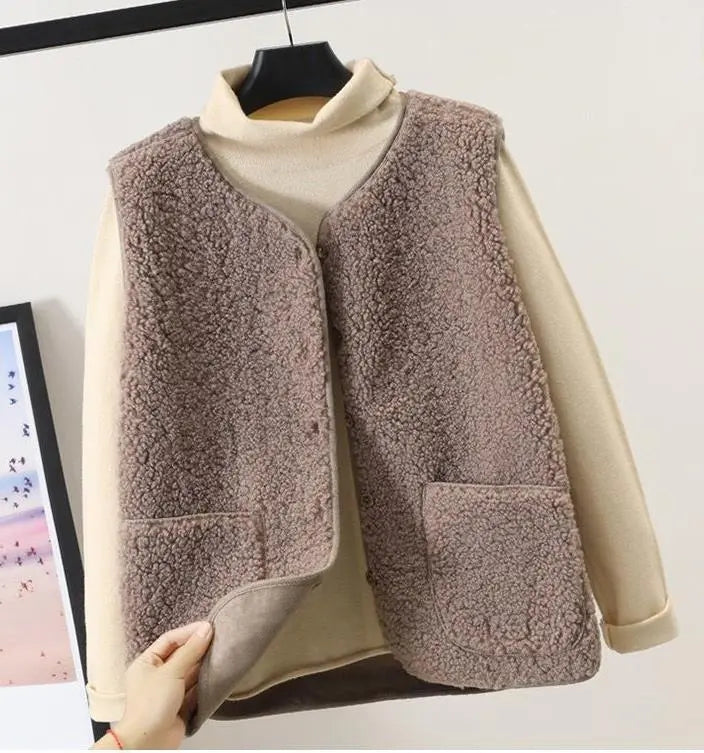 Teddie - Casual Herfst Mouwloos Vest voor Vrouwen