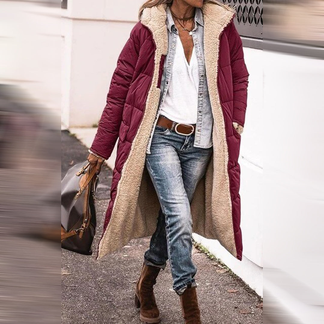 Nella - Lange winterjas voor dames