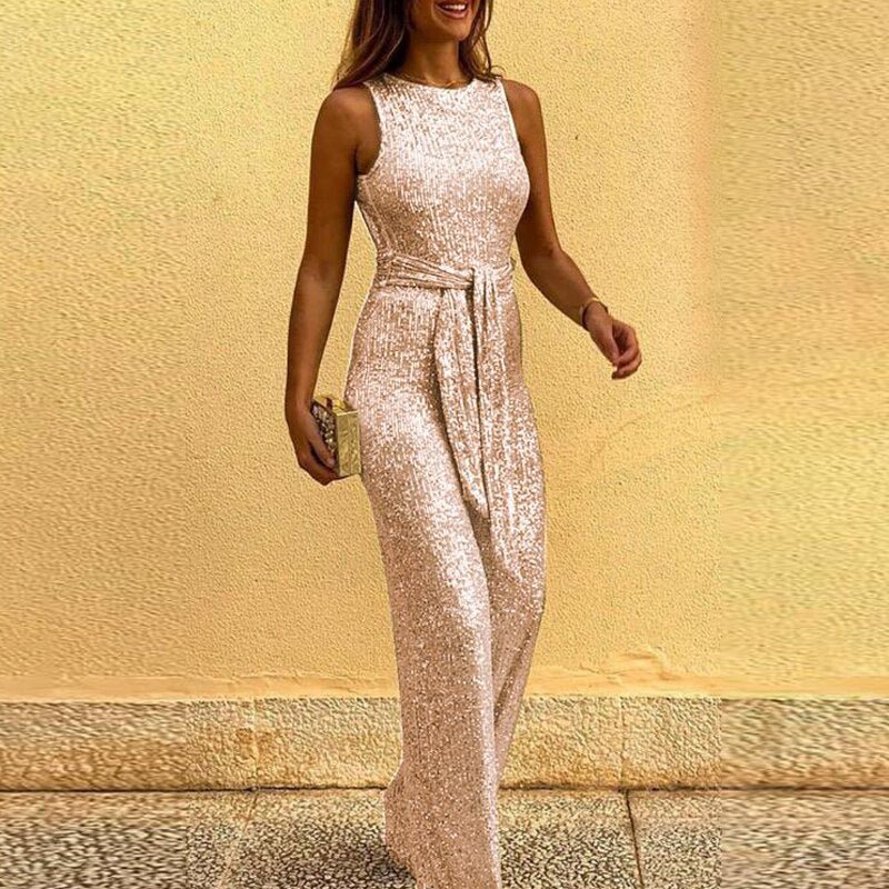 Tilda - Elegante Jumpsuit met Pailletten voor Vrouwen