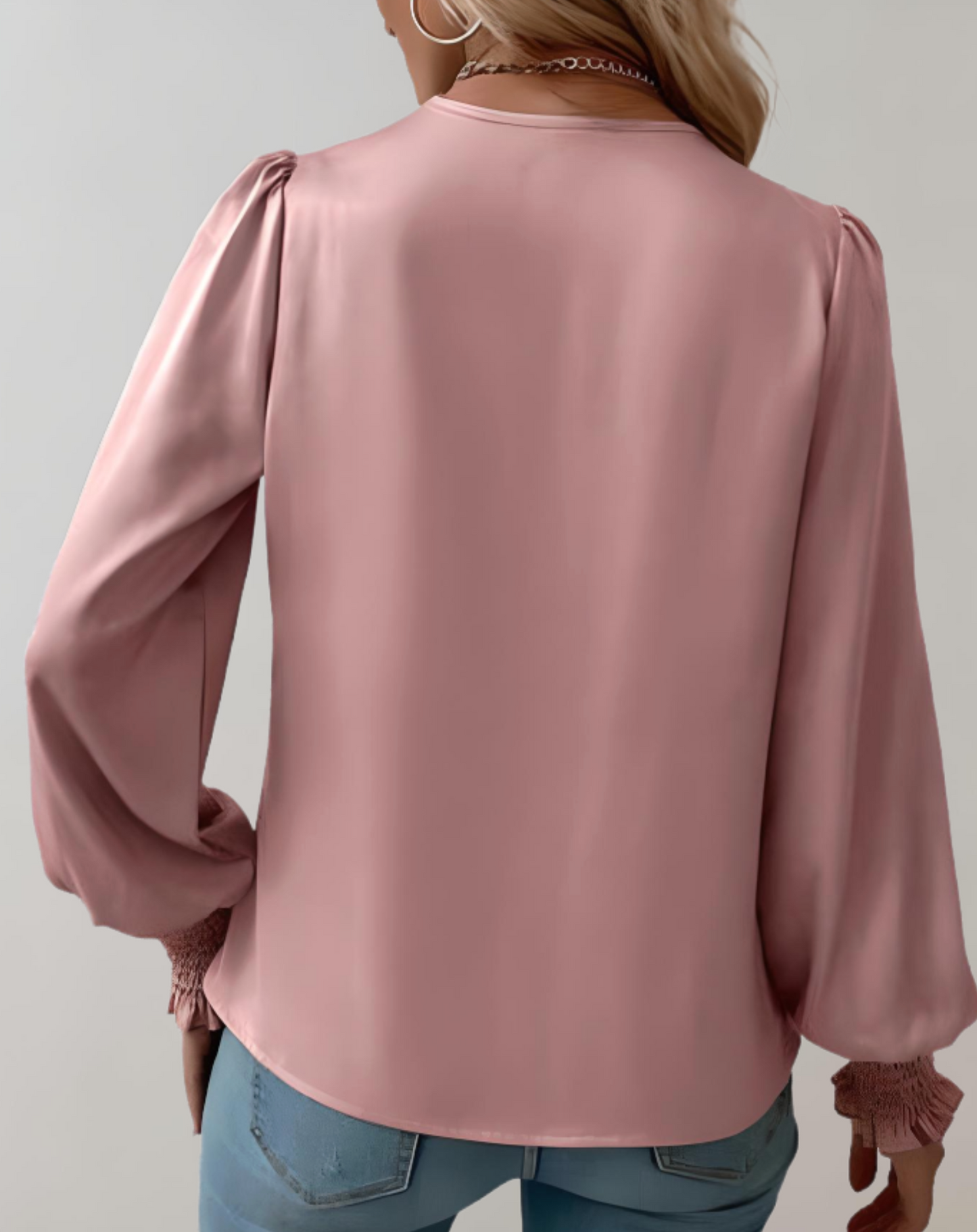Kimmy - Chique Lente V-Hals Lange Mouwen Blouse voor Vrouwen