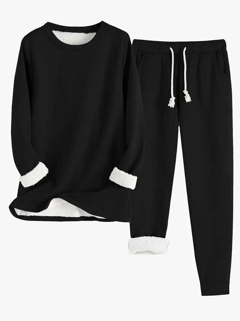 Chloe - Effen Thermo Broek Set