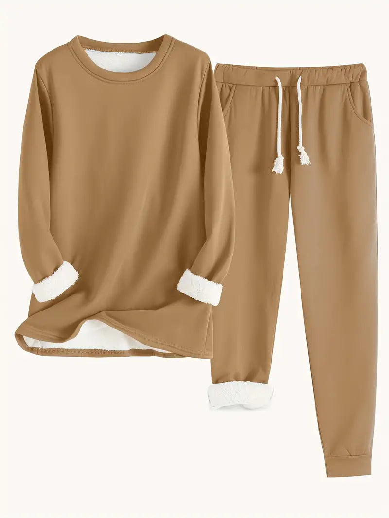 Chloe - Effen Thermo Broek Set