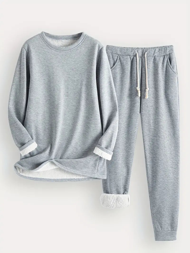Chloe - Effen Thermo Broek Set