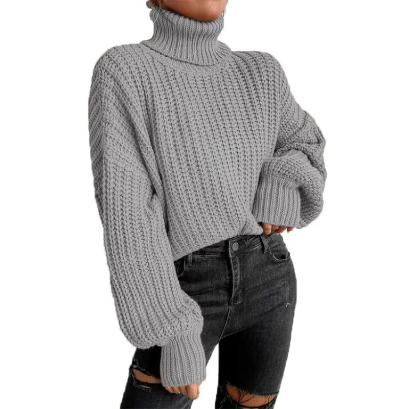 May - Casual Herfst Coltrui met Brede Schouders voor Vrouwen