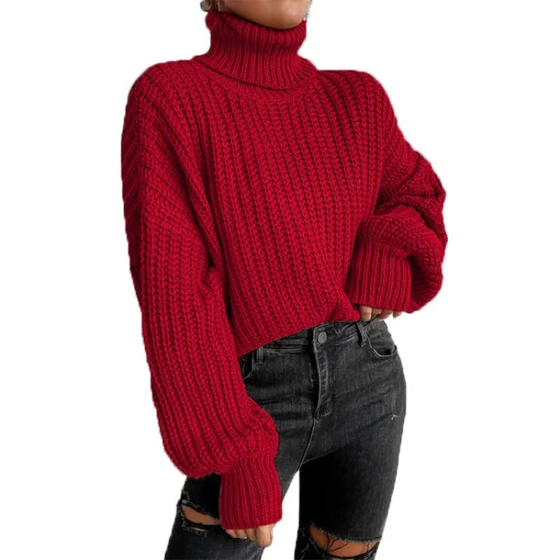 May - Casual Herfst Coltrui met Brede Schouders voor Vrouwen