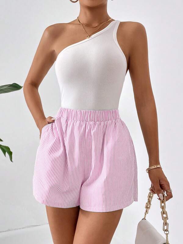 Gisella - Gestreepte Casual Zomer Shorts voor Vrouwen