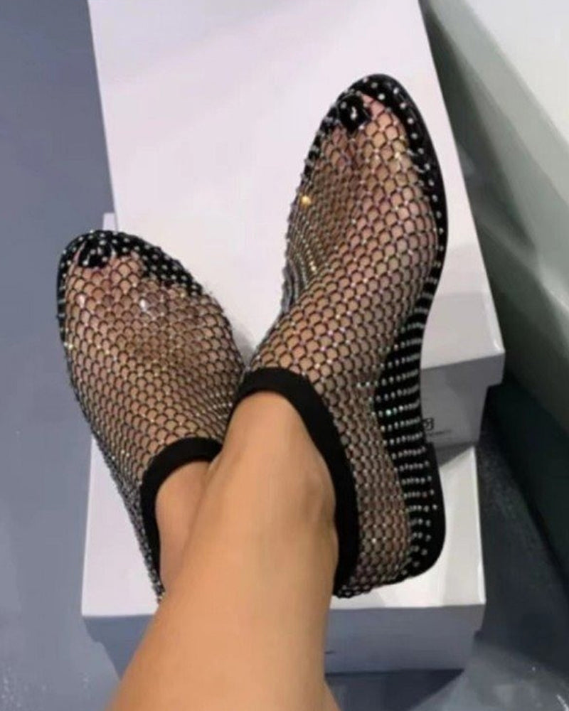 Kassandra - Trendy Glanzende Ballerina's voor Dames