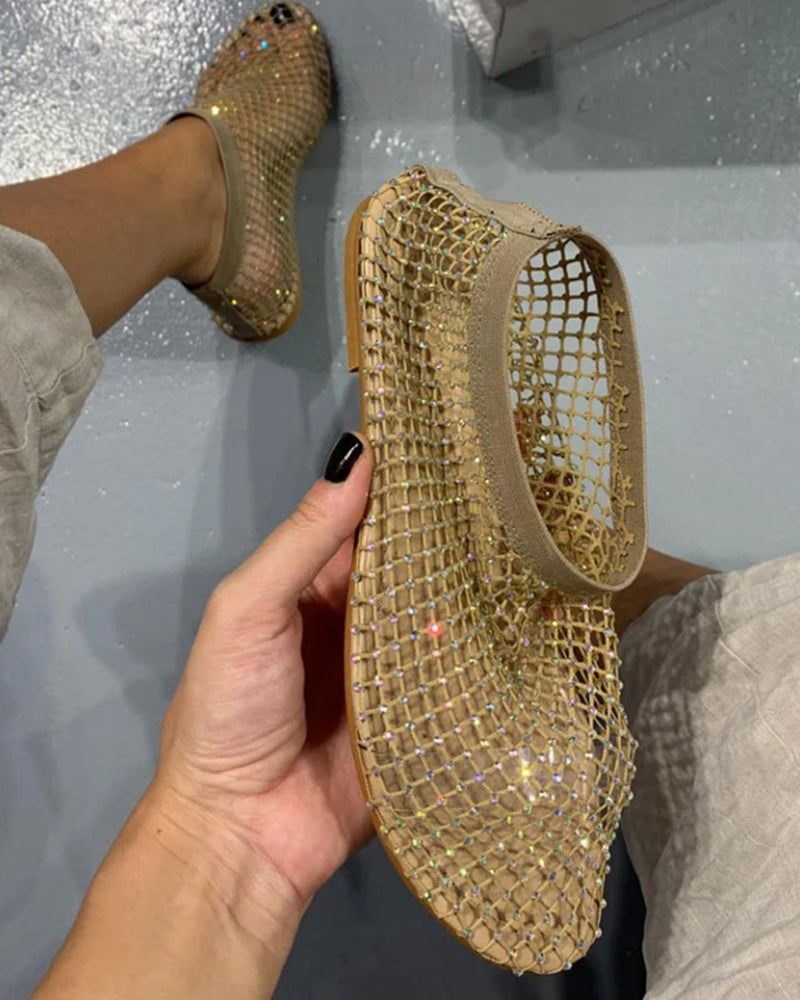 Kassandra - Trendy Glanzende Ballerina's voor Dames