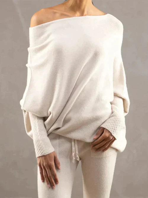 Miranda - Stijlvolle Batwing Mouw Herfst Trui voor Vrouwen