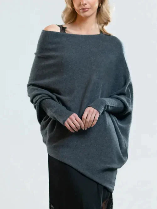 Miranda - Stijlvolle Batwing Mouw Herfst Trui voor Vrouwen