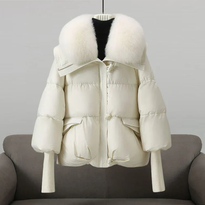 Noor - Modieuze Winterjas Met Dons