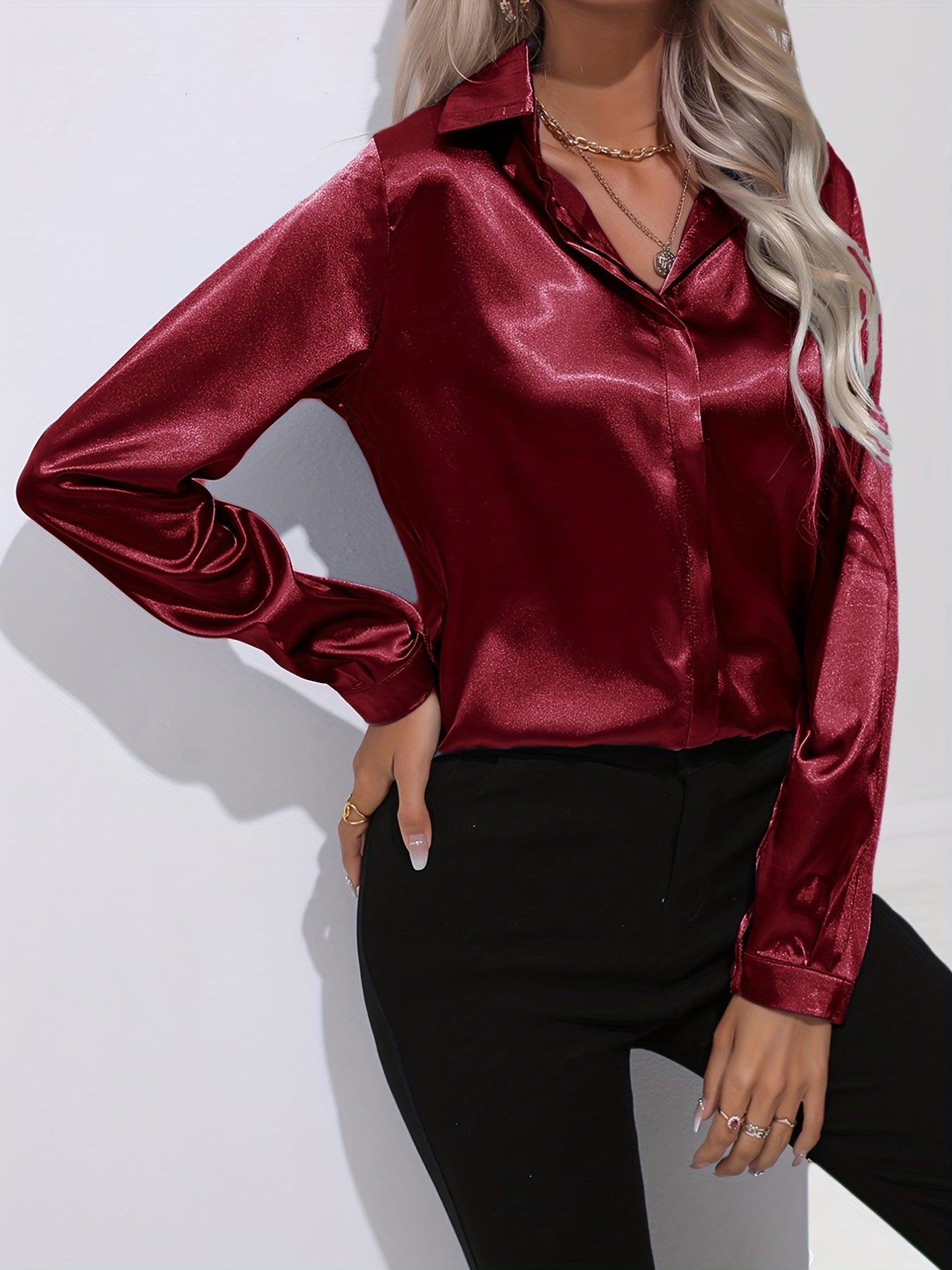 Layla - Chique Herfst Elegante Blouse voor Vrouwen
