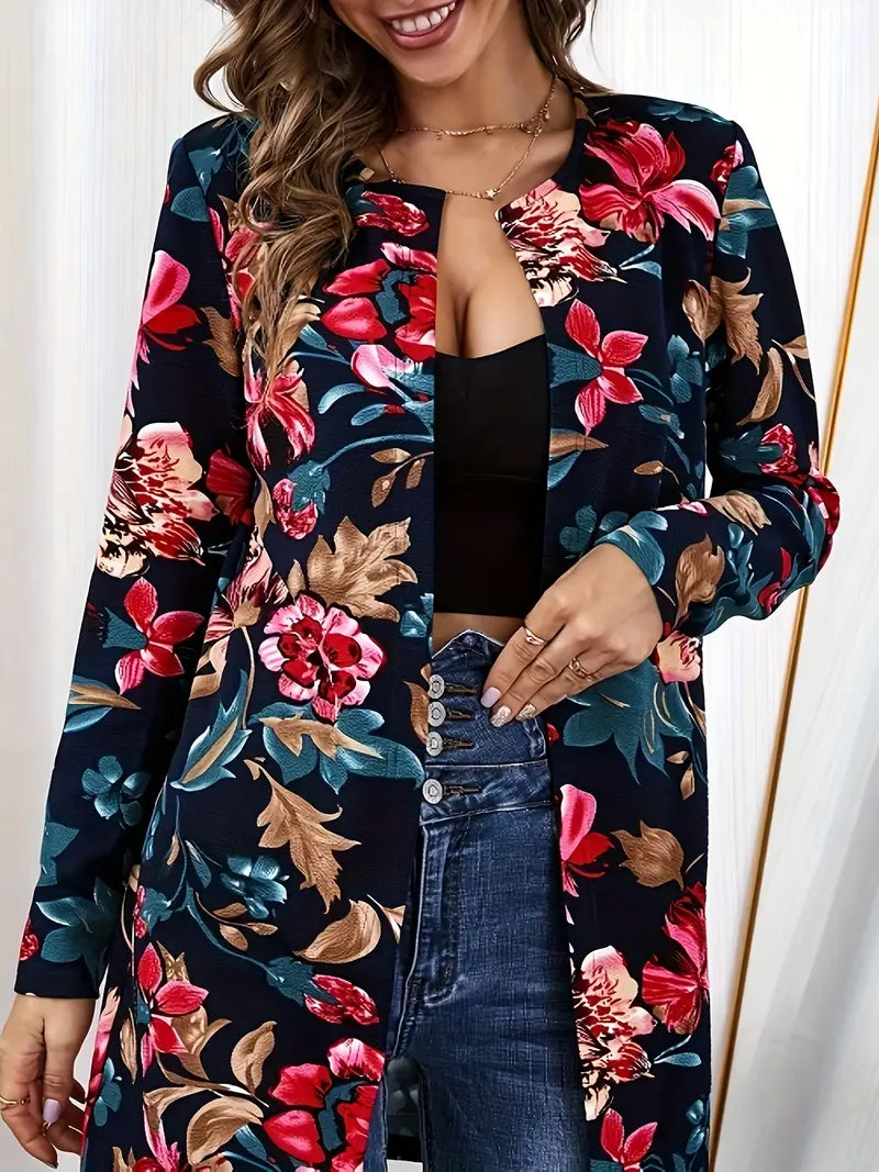 Isa - Jasje Met Bloemenprint