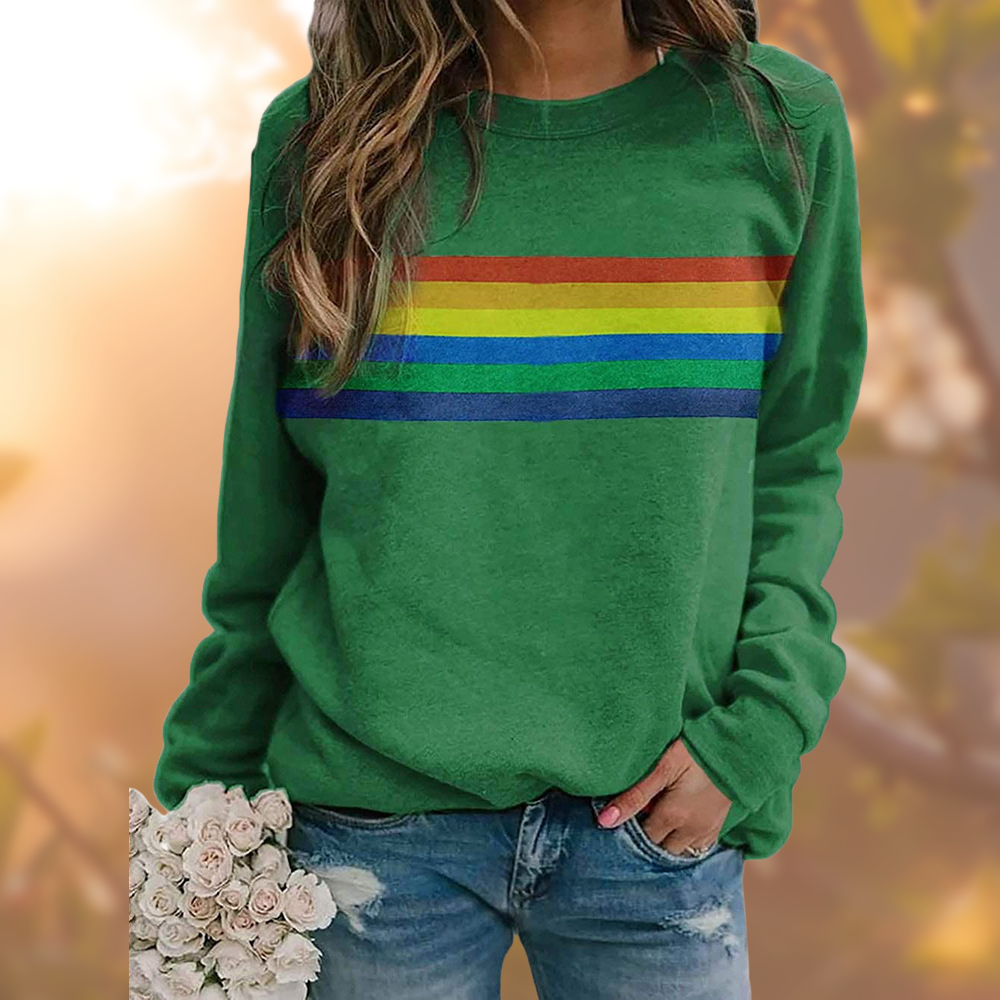 Maya - Chique Herfst Kleurrijke Trui voor Vrouwen
