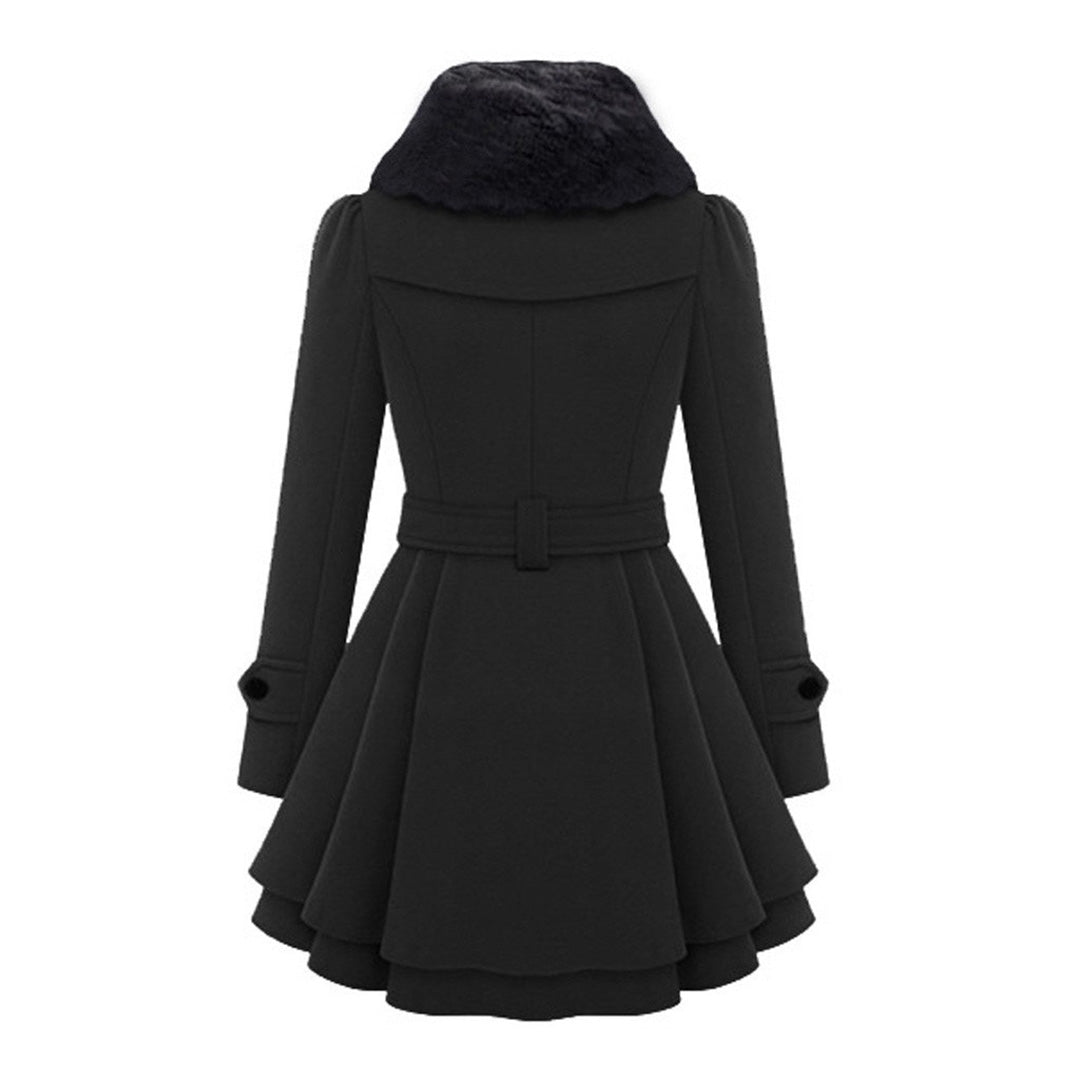 Dora - Warme en lange winterjas voor dames