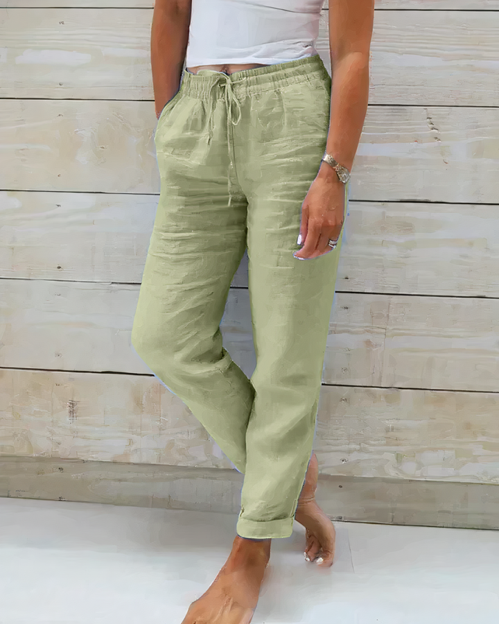 Jackie - Comfortabele Broek met hoge Tailleband voor Dames