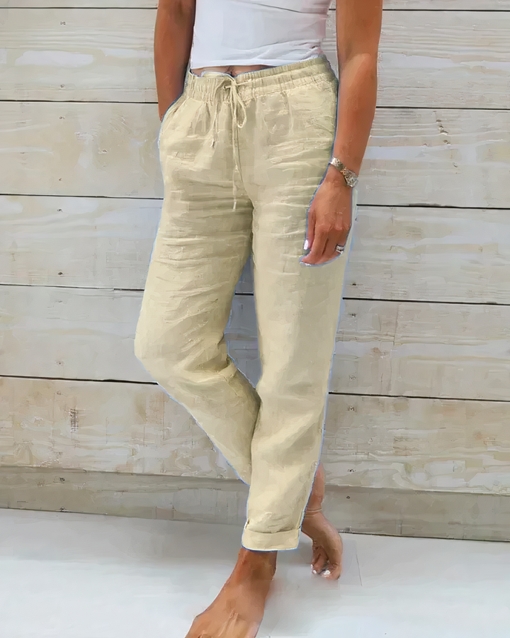 Jackie - Comfortabele Broek met hoge Tailleband voor Dames