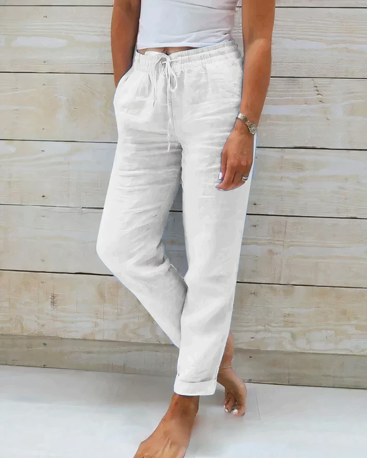 Jackie - Comfortabele Broek met hoge Tailleband voor Dames