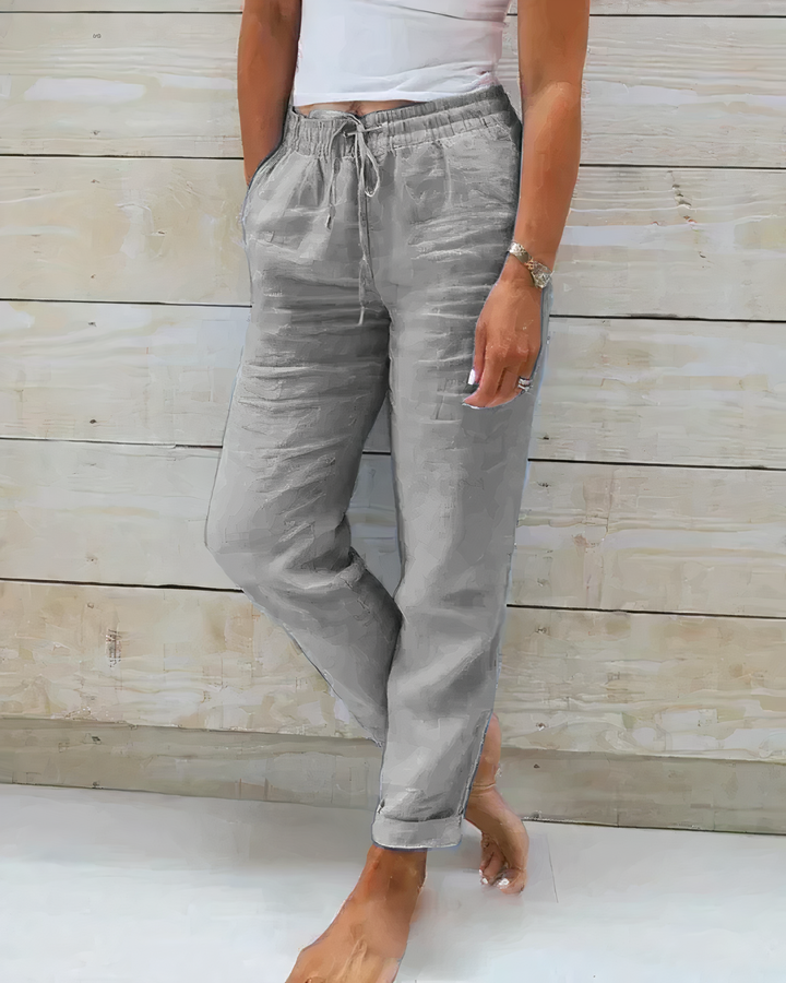 Jackie - Comfortabele Broek met hoge Tailleband voor Dames