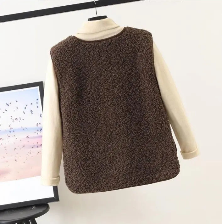 Teddie - Casual Herfst Mouwloos Vest voor Vrouwen