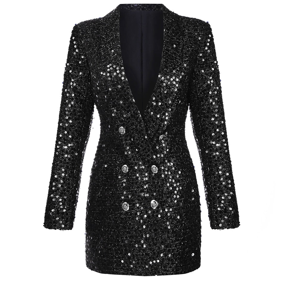 Eva | Glanzende elegante damesjurk | Mini
