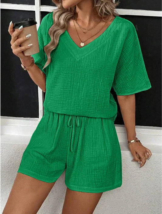 Eva - Elegante en Comfortabele Tweedelige Zomerset voor Vrouwen