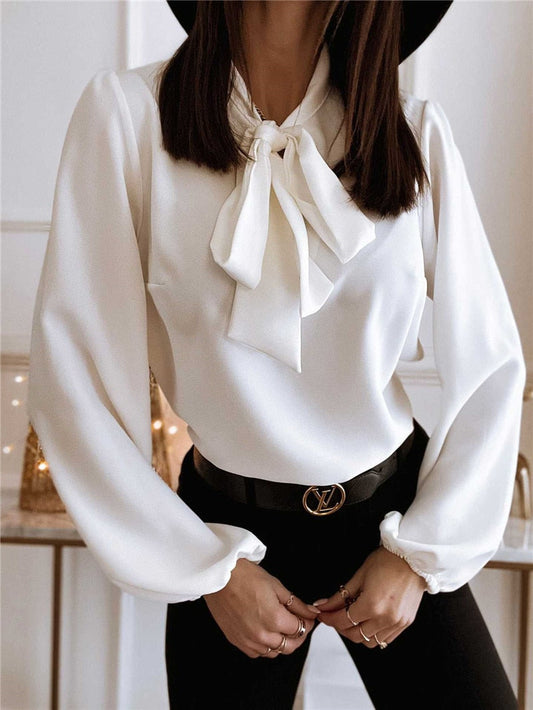 Mona - Stijlvolle Blouse met Strik voor Dames