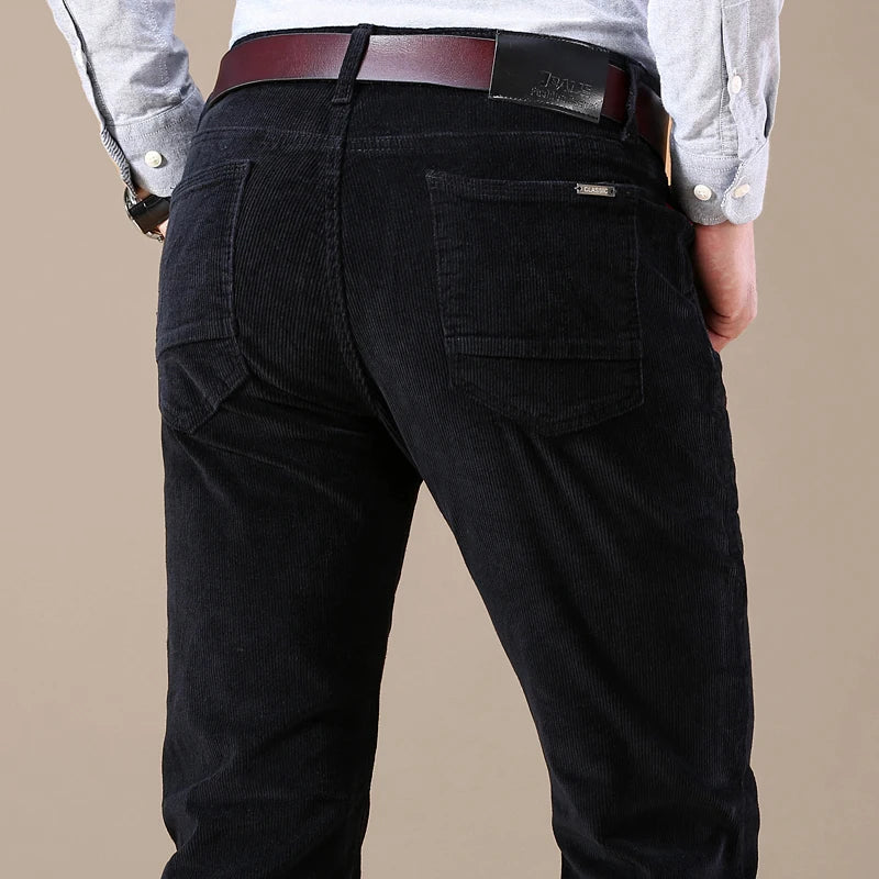 Victor | Elastische corduroy broek voor heren | Werk