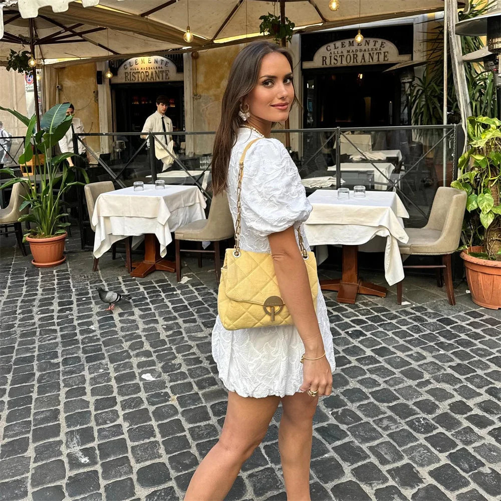 Addy - Elegante Witte Jurk voor Vrouwen