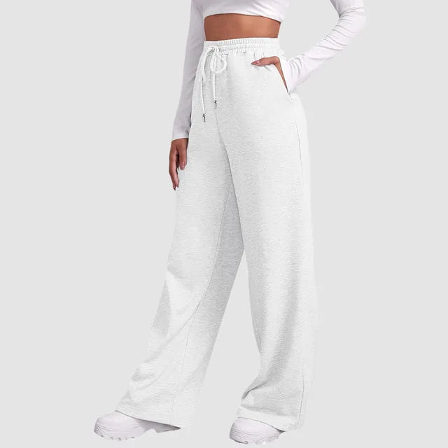 Nicki - Gevoerde Joggingbroek met Wijde Pijpen voor Vrouwen