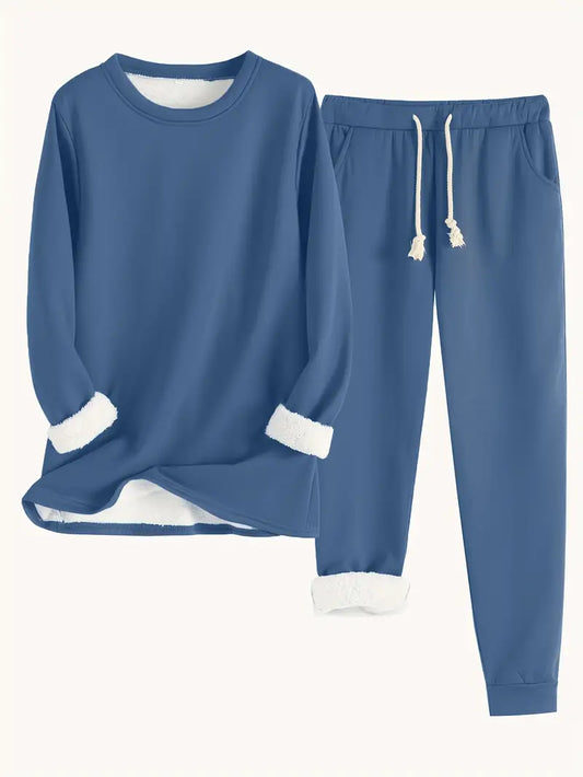 Sanne - Effen Thermo Broek Set
