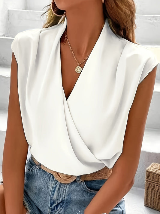 Vicki - Stijlvolle Wikkelblouse voor Vrouwen