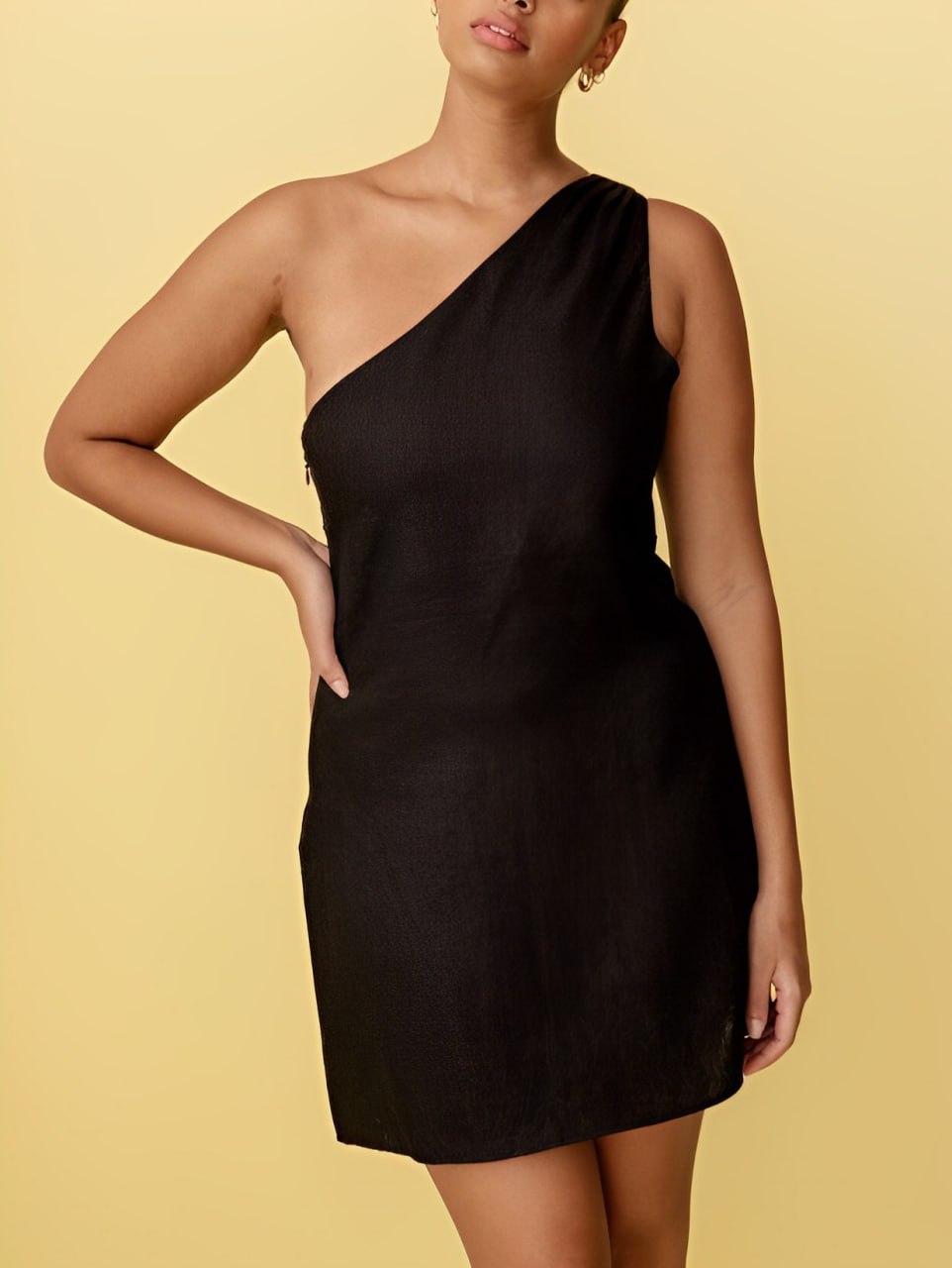 Paloma - Elegante en Comfortabele One-Shoulder Jurk voor Vrouwen