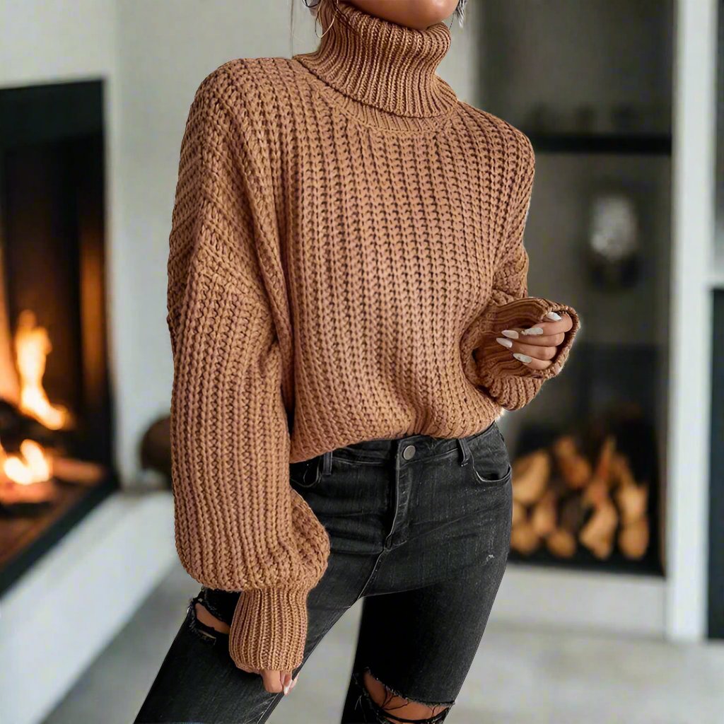 May - Casual Herfst Coltrui met Brede Schouders voor Vrouwen