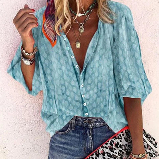 Lindsey - Stijlvolle Zomerse Blouse voor Vrouwen