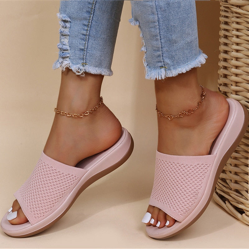 Kat - Comfortabele en Ademend Zomer Orthopedische Slippers voor Vrouwen
